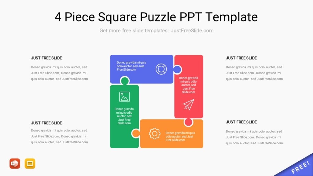 puzzle ppt template