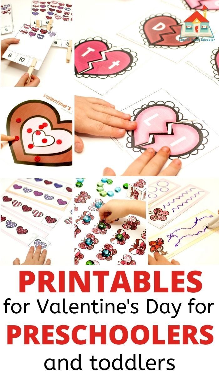 6 Printable Valentine 39 s Day Activities For Preschoolers Stay At Home 