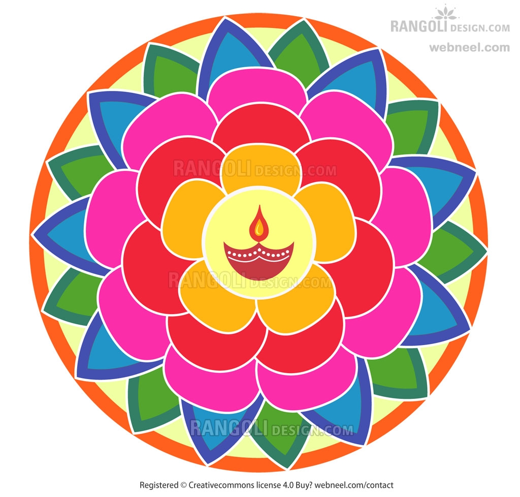 60 Beautiful And Easy Indian Rangoli Designs For Your Inspiration