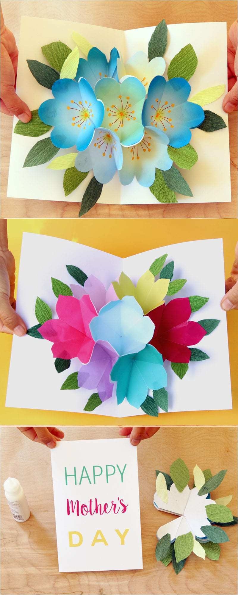 63 Creating Flower Card Template Printable In Word By Flower Card