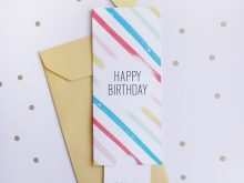 64 Format 3D Birthday Card Template Free Printable For 3D Birthday Card 