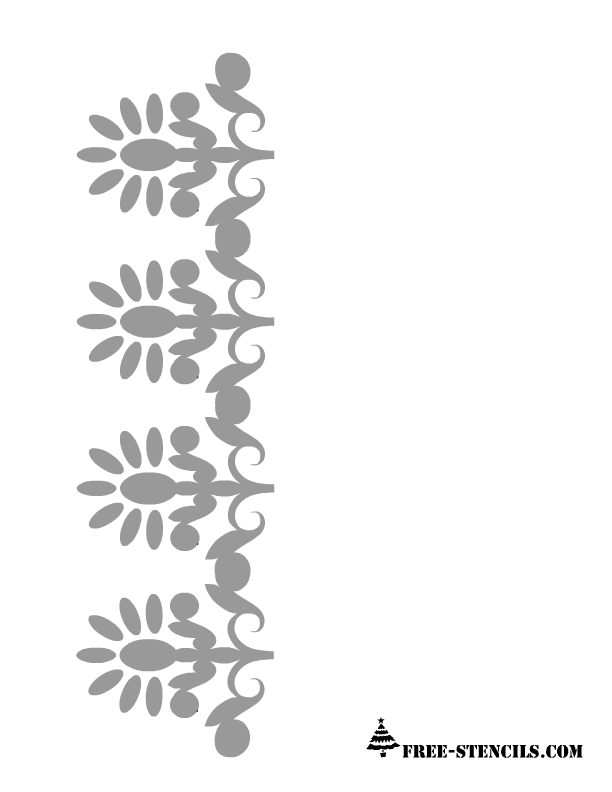 7 Best Images Of Free Printable Border Stencil Designs Printable 