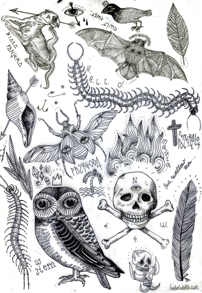7 Printable Tattoo Flash Sheets References Koi Tattoo Design