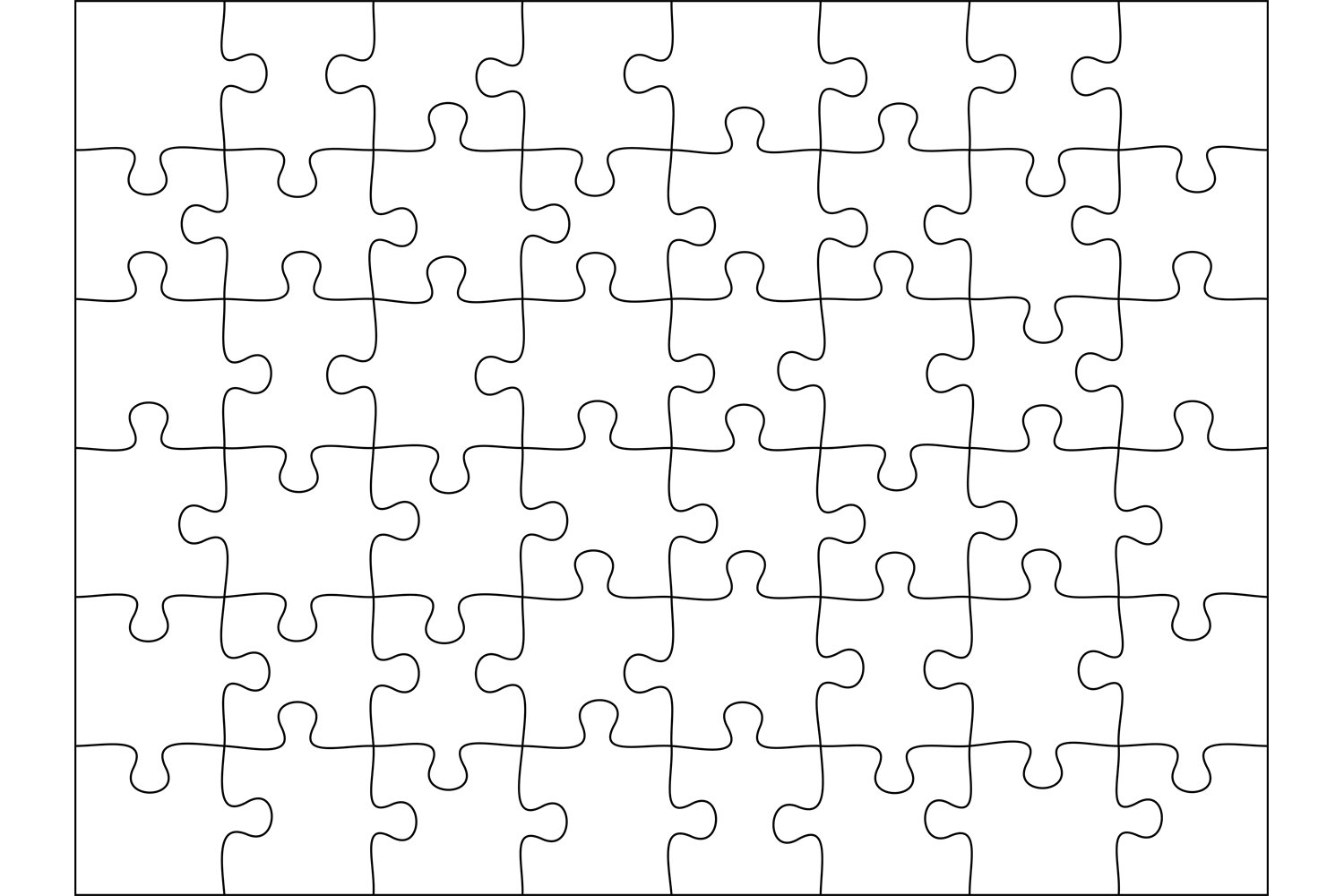 8.5 x 11 puzzle template