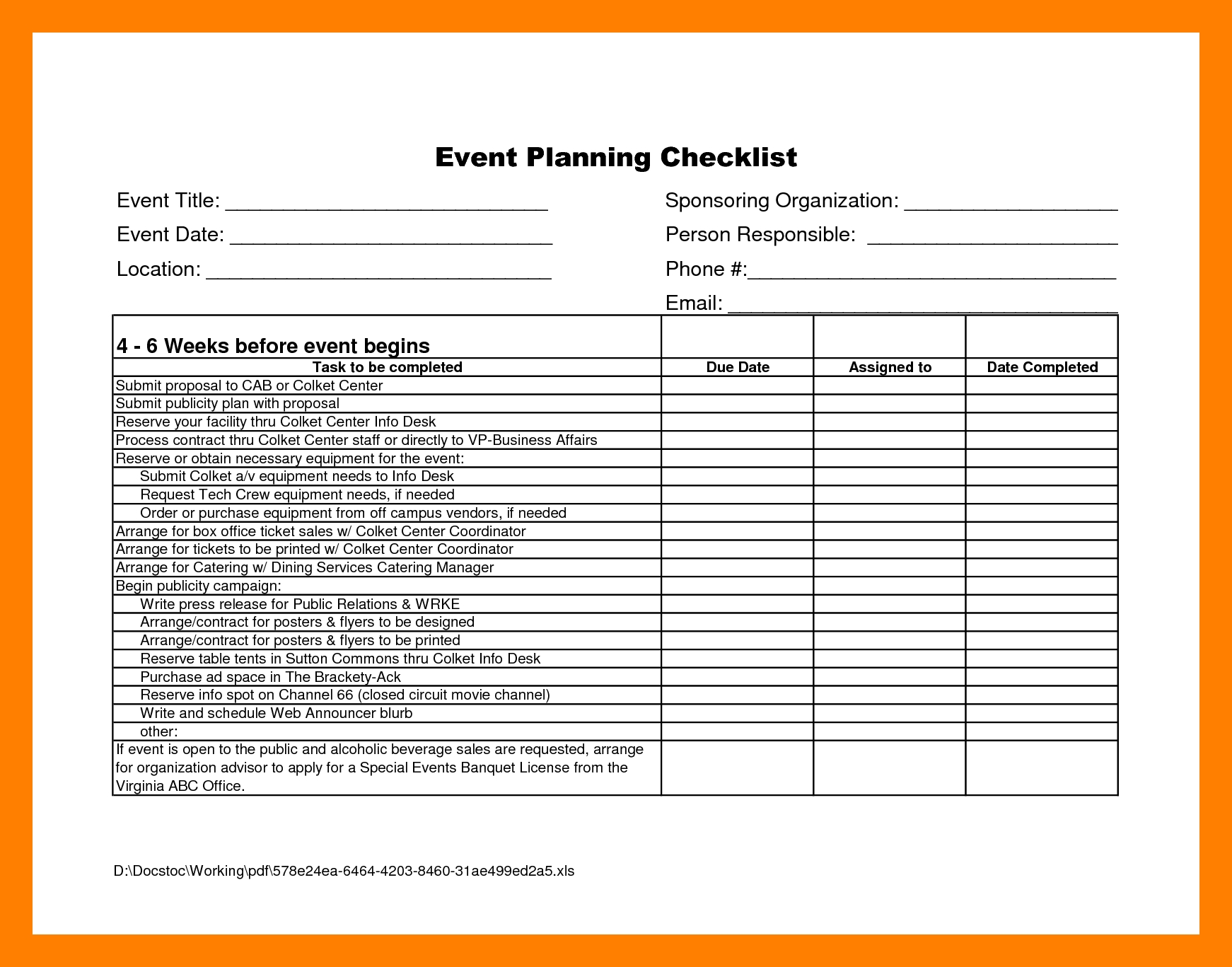8 Best Event Planning Template Free The Benefits Hennessy Events