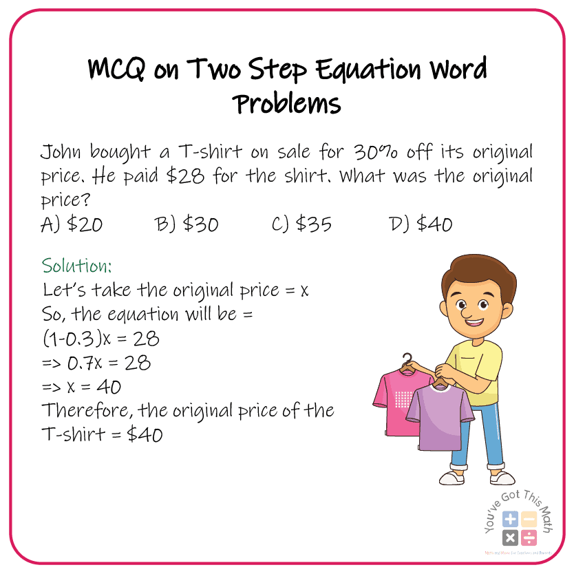 8 Free Two Step Equations Word Problems Worksheets Worksheets Library