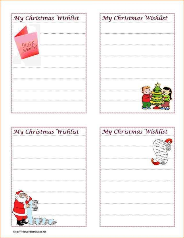 82 Free Printable Christmas Card List Templates PSD File With Christmas