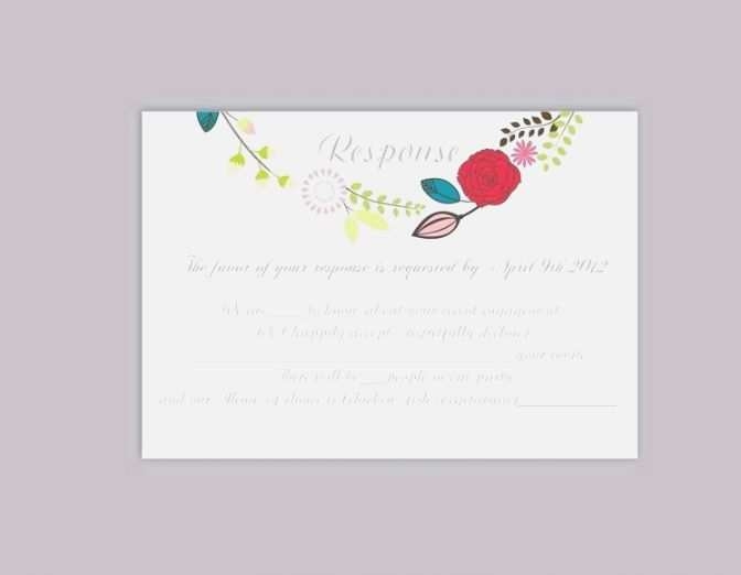 90 Free Free Printable Rsvp Card Template In Word With Free Printable
