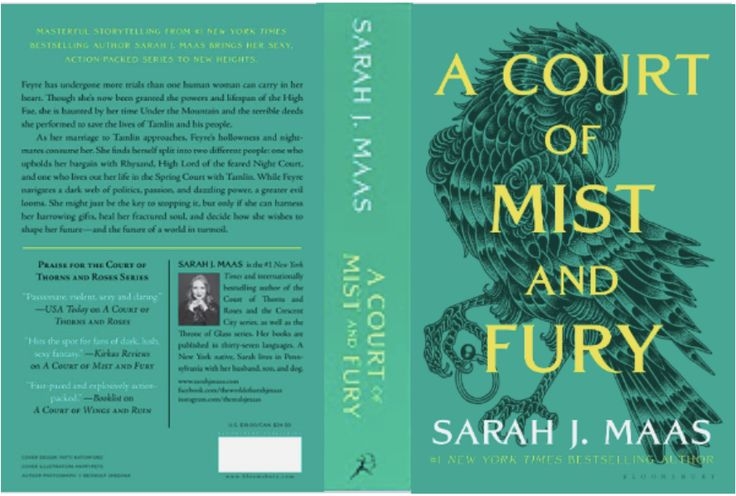 A Court Of Mist And Fury Book Cover Design