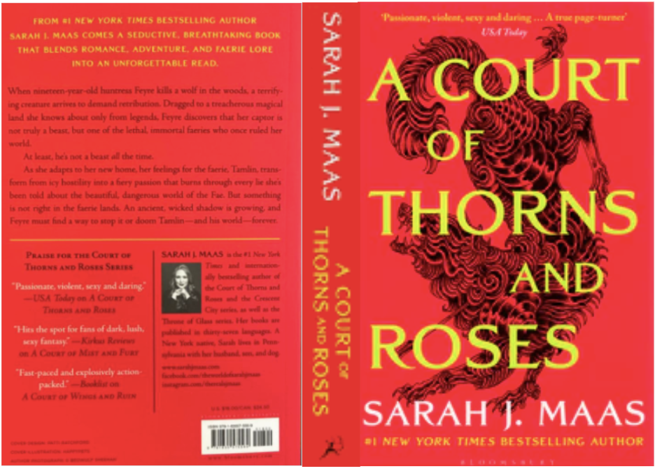A Court Of Thorns And Roses Sarah J Mass Full Book Cover Mini Books