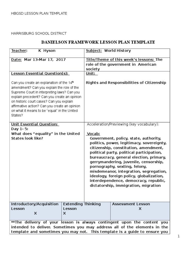 A Sample Lesson Plan For Students To Use In The Classroom Including 