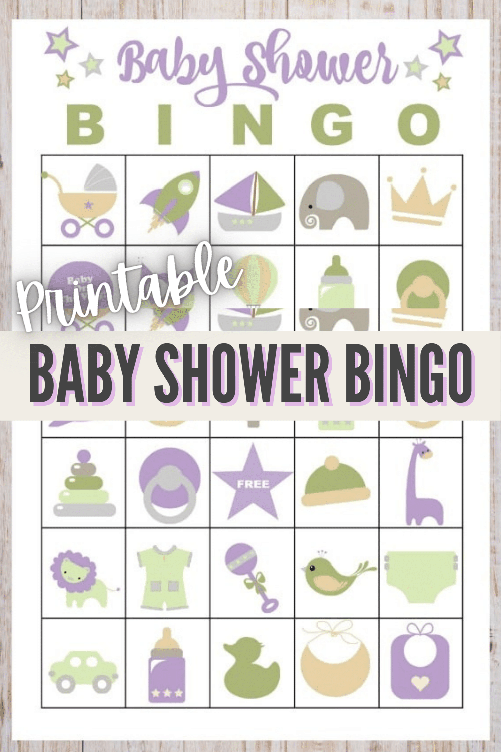Able Free Printable Blank Baby Shower Bingo Cards Pdf Infoupdate