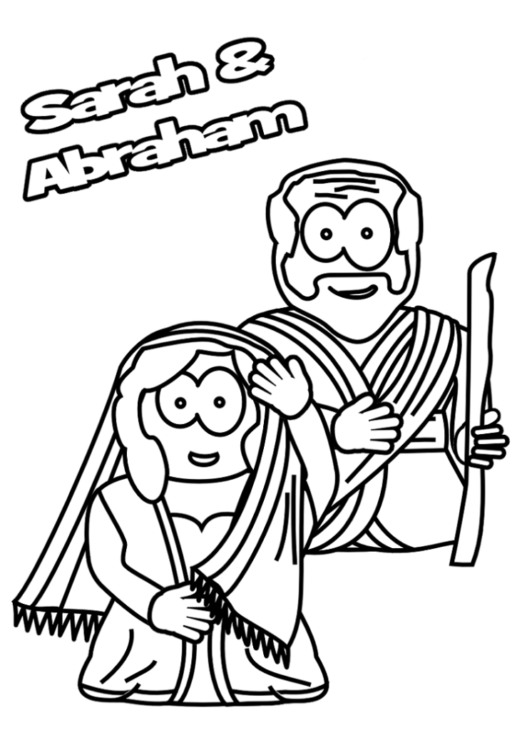 Abraham And Sarah Coloring Pages Activity Shelter