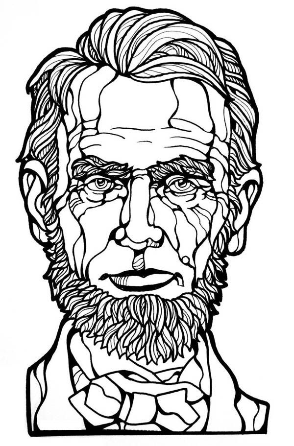 Abraham Lincoln Coloring Pages Printable Coloring Home