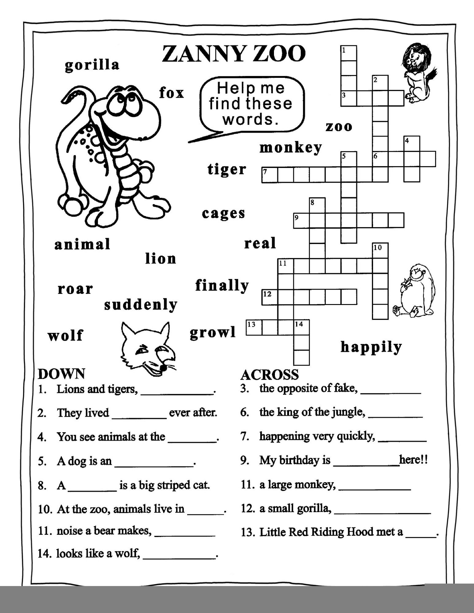 Activities For 3rd Graders Printable