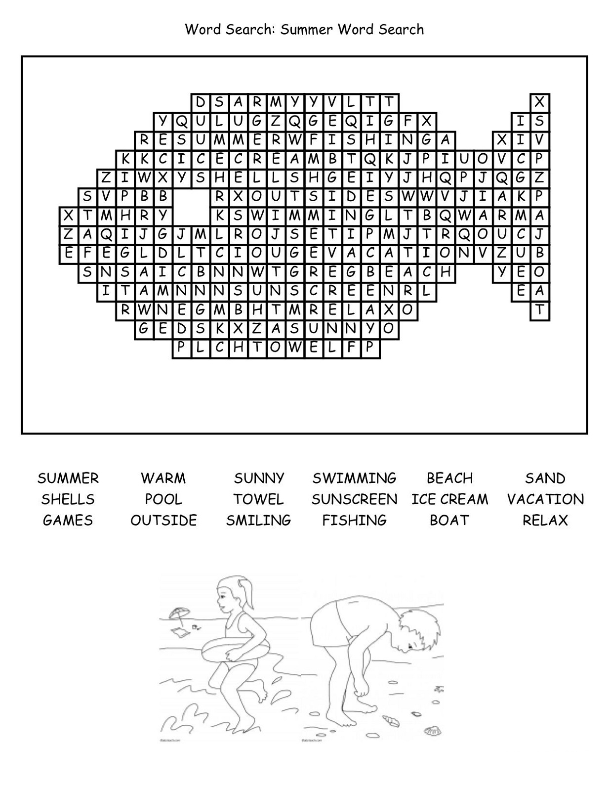 Activity Printables For 7 Year Olds