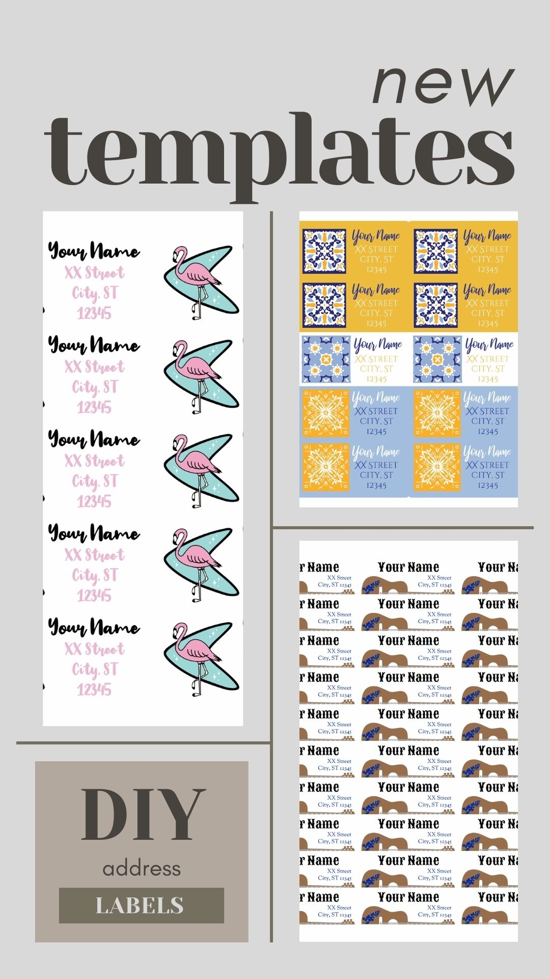 Address Label Templates Personalized Address Labels Avery 