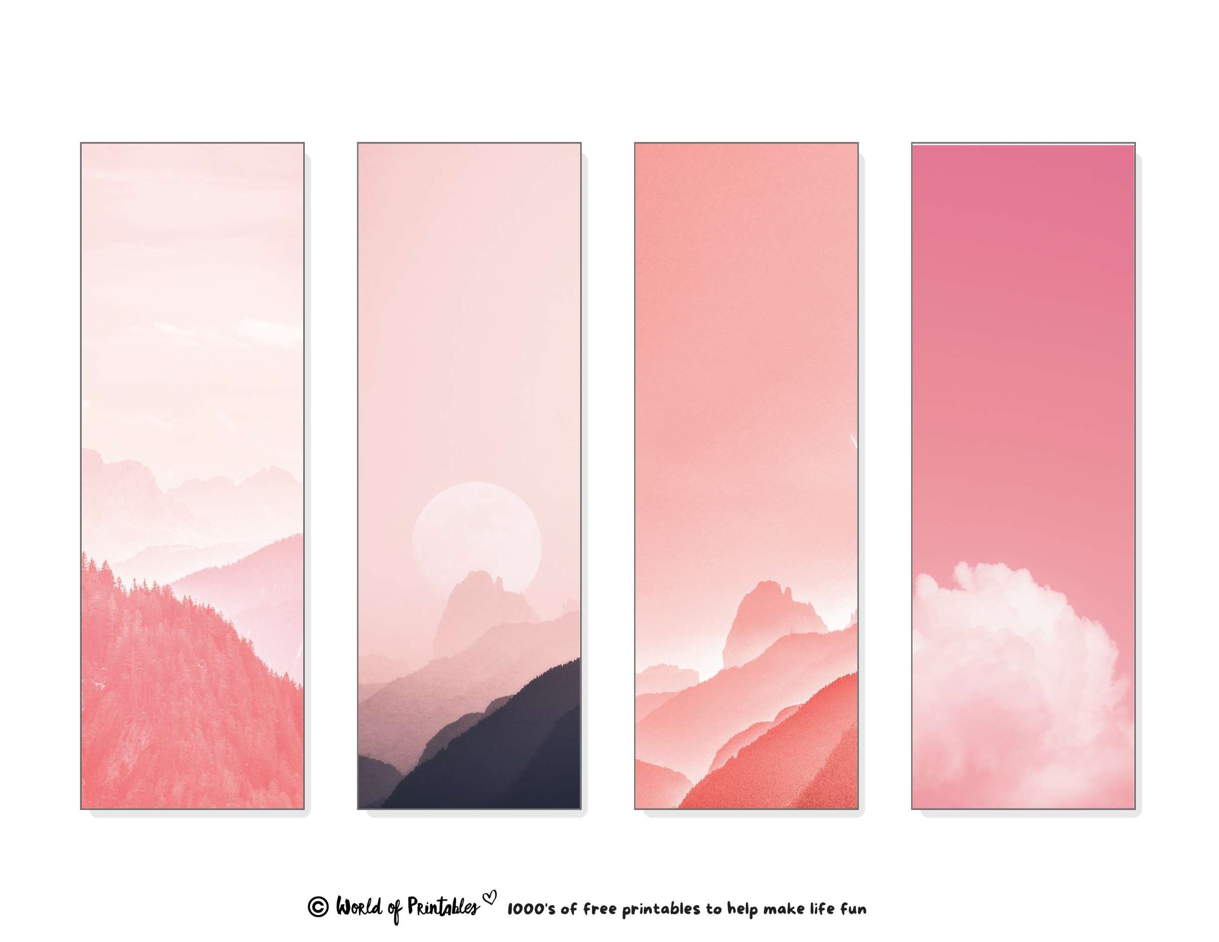 Aesthetic Bookmarks 120 Beautiful Styles For Free World Of Printables