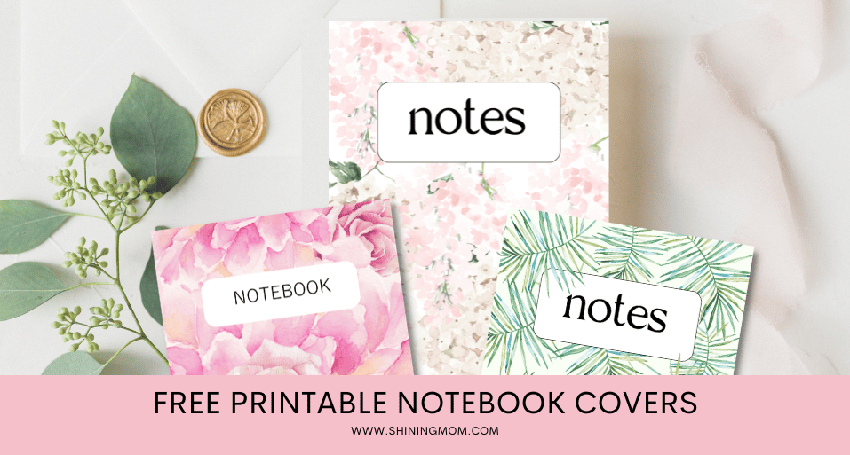 Aesthetic Printable Notebook Covers Best Free Templates