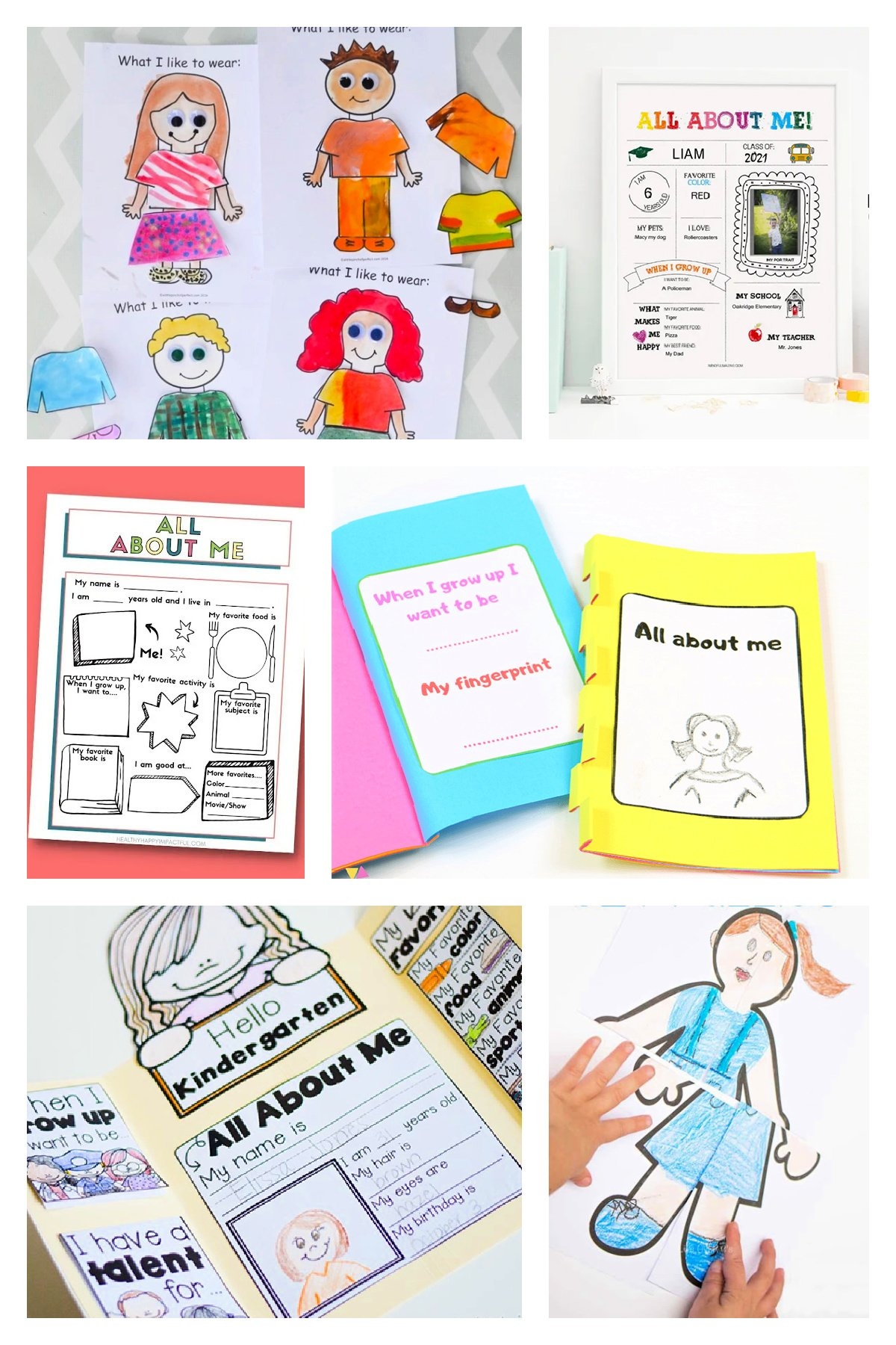 All About Me Preschool Printables Free Printable All About Me