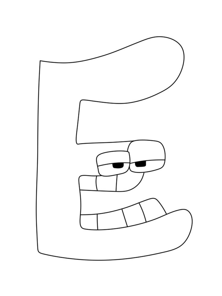 Alphabet Lore Coloring Pages