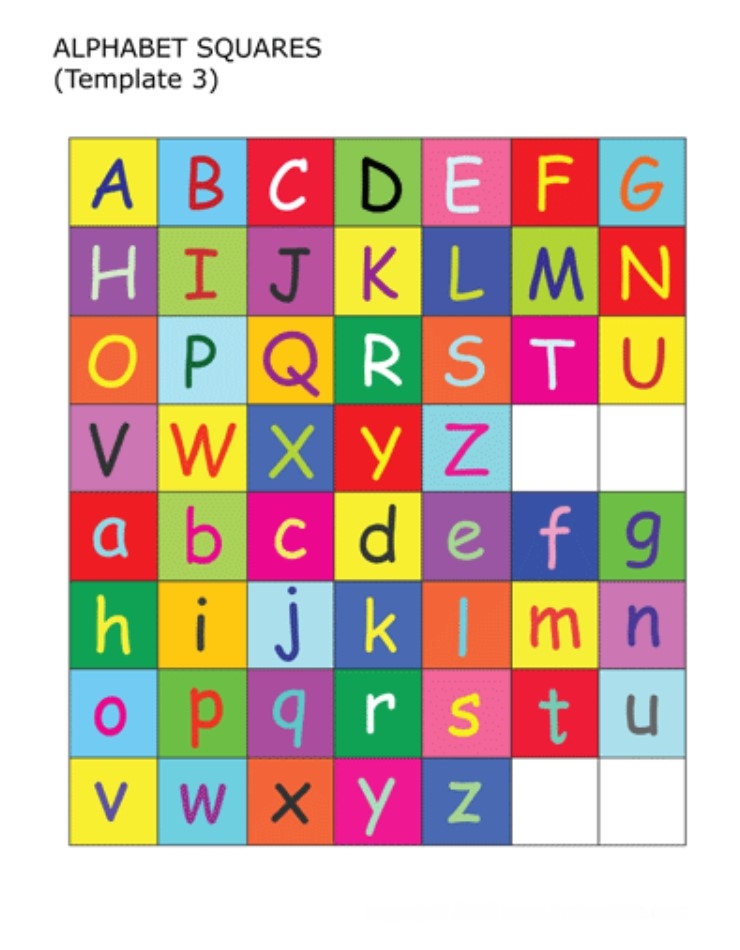 Alphabet Picture Letters Printable Printable New Year Banners