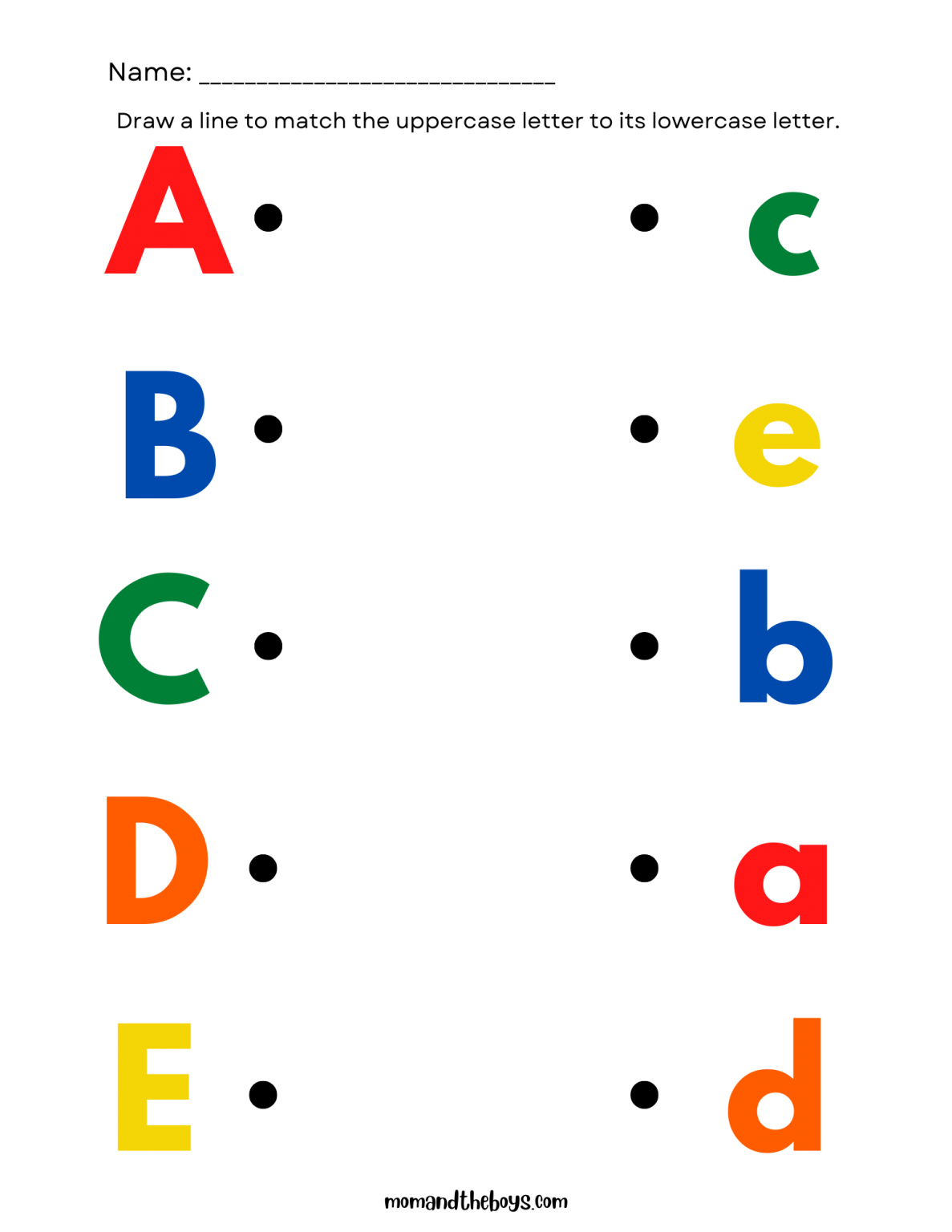 free printable activities for preschoolers