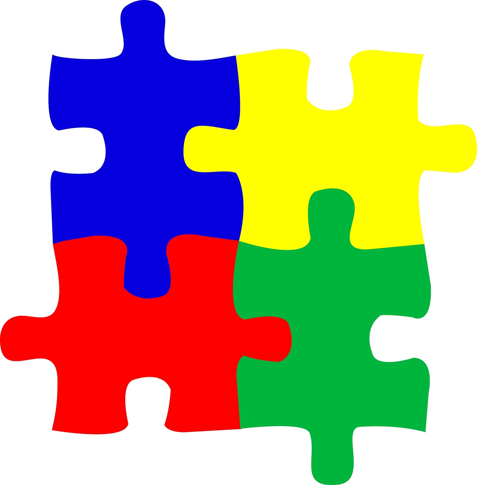 autism puzzle piece template