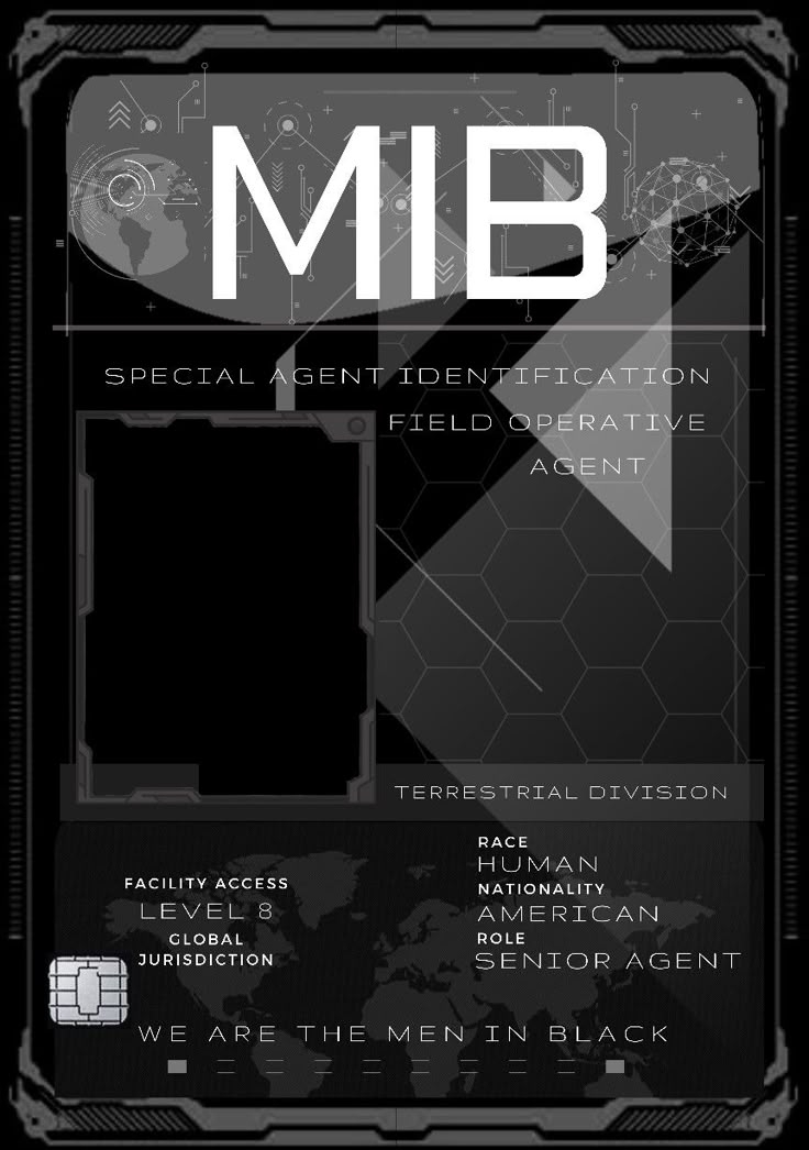 printable blank id card mib badge template