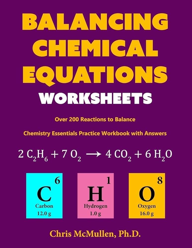 Balancing Equations Worksheets Worksheets Library