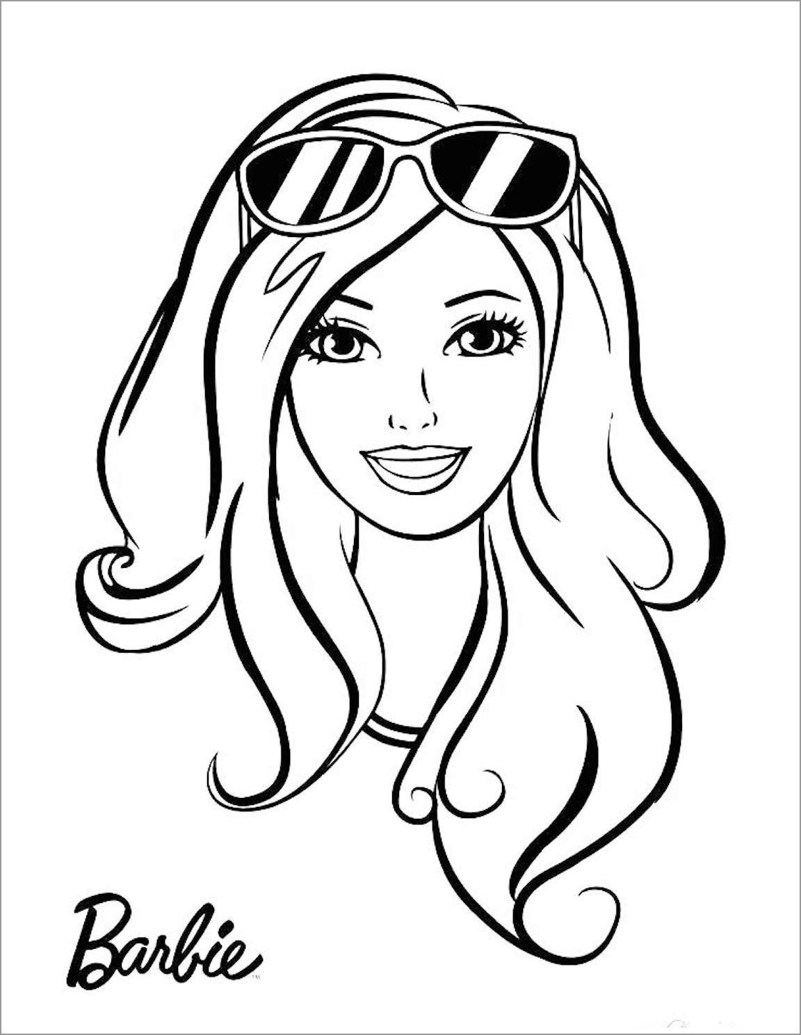 barbie coloring pictures printable