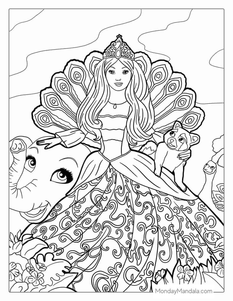 princess pictures printable