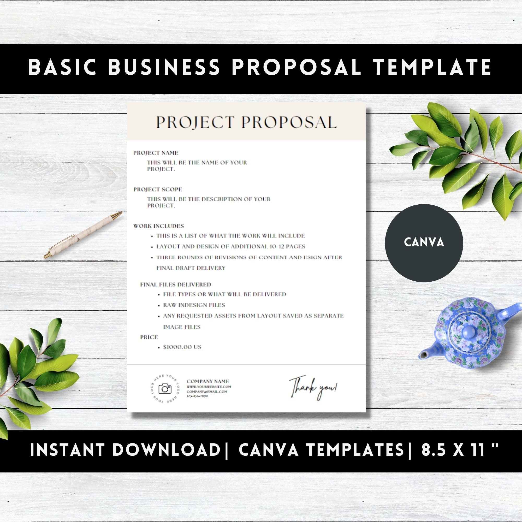 Basic Project Plan Template Basic Project Proposal Template Simple 