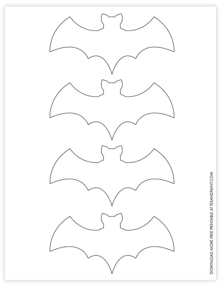 Bat Craft Template Printable Yuderma