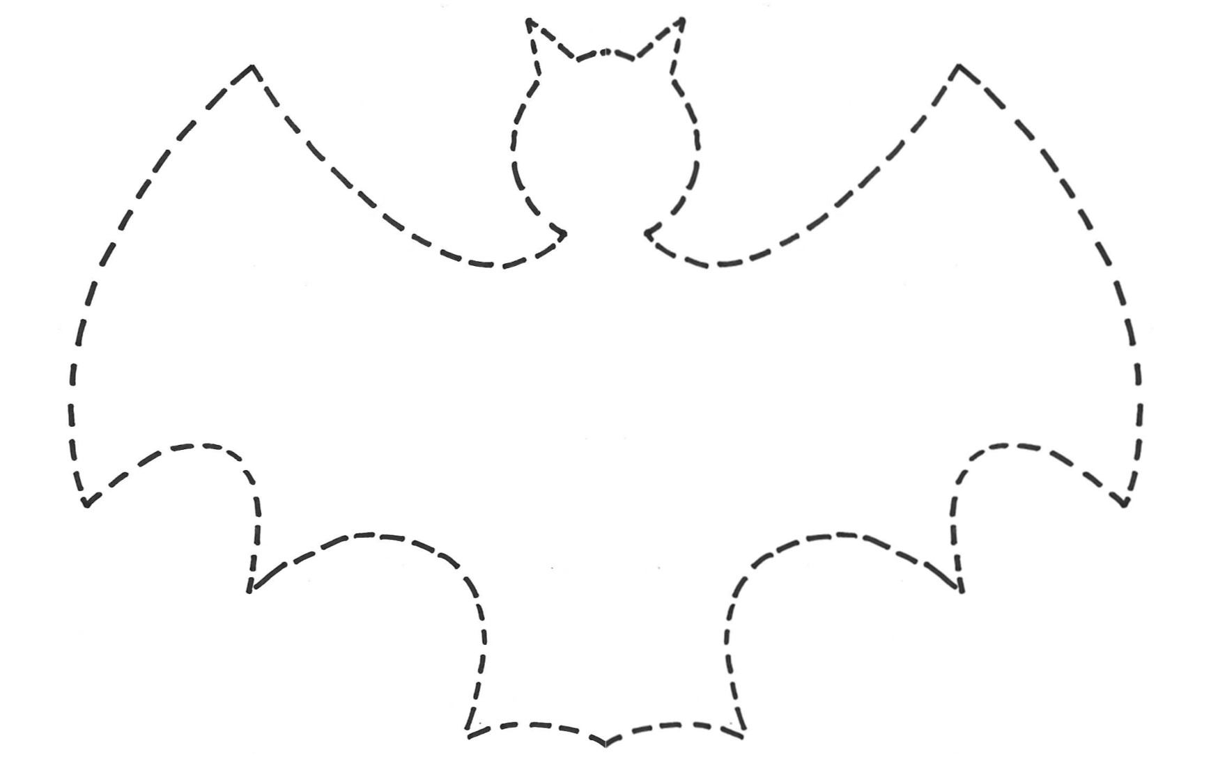 Bat Craft Template Printable