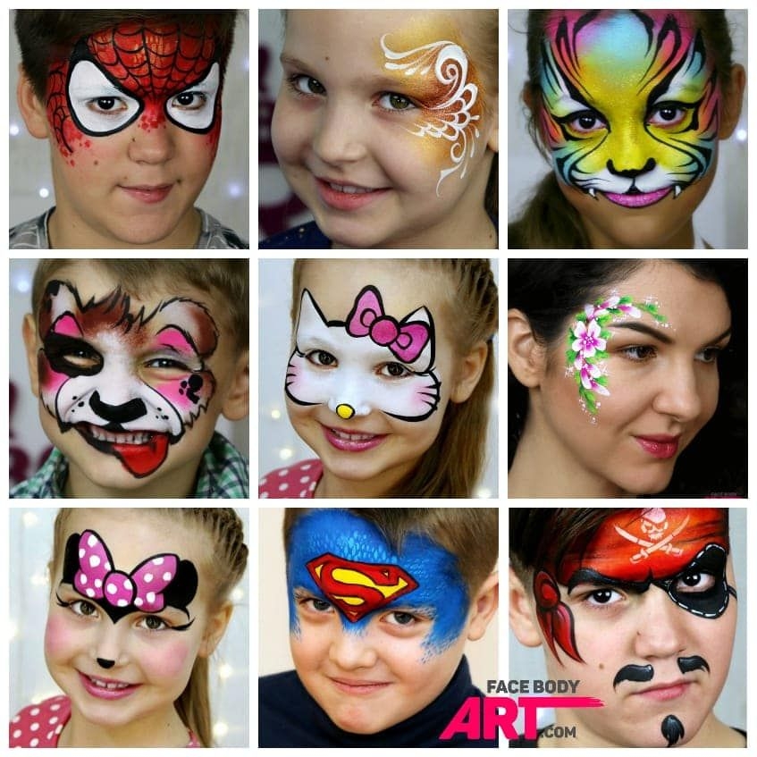Beginner Simple Face Painting Designs Printable