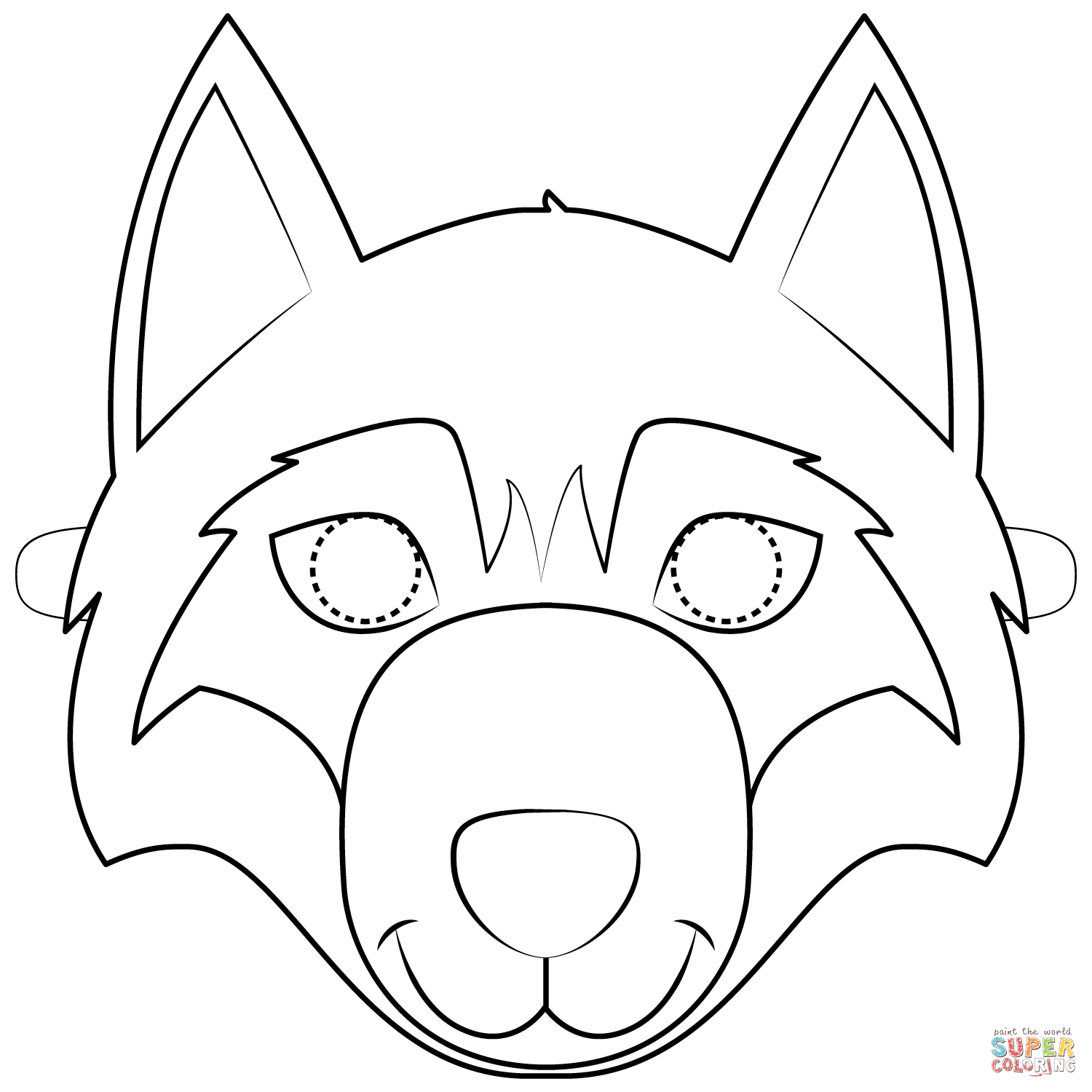 printable wolf pictures