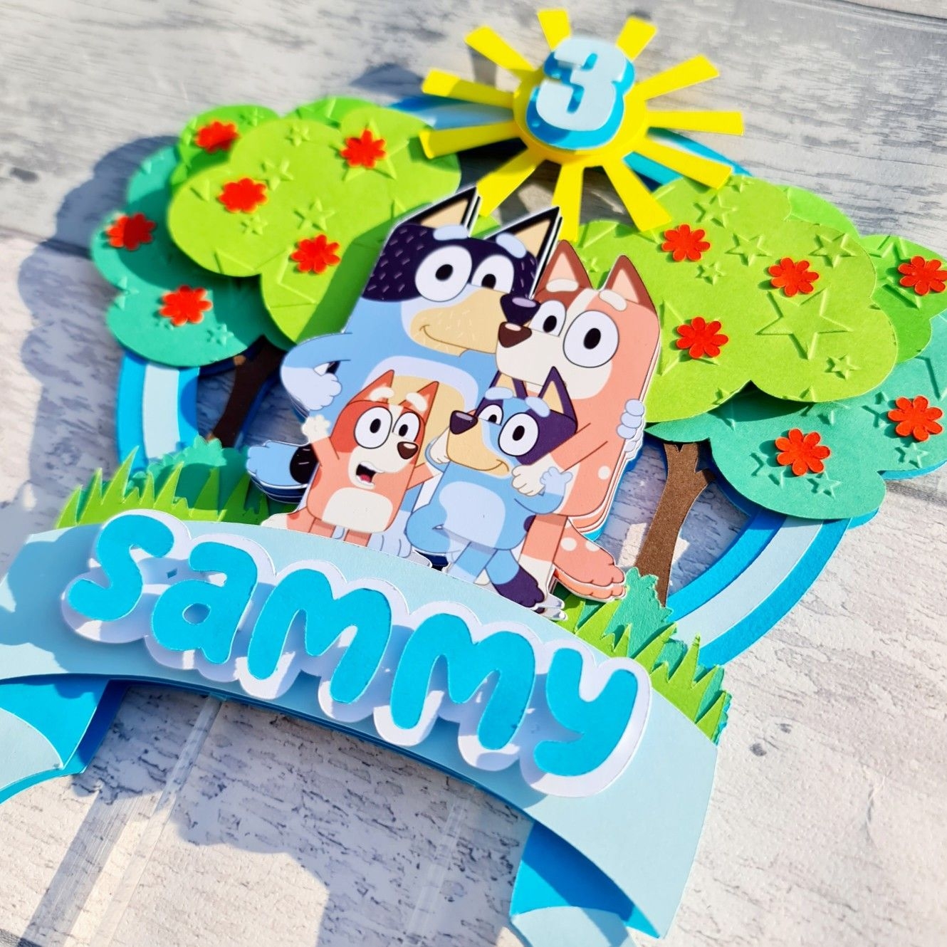 Bluey Cake Toppers Printable Printable New Year Banners