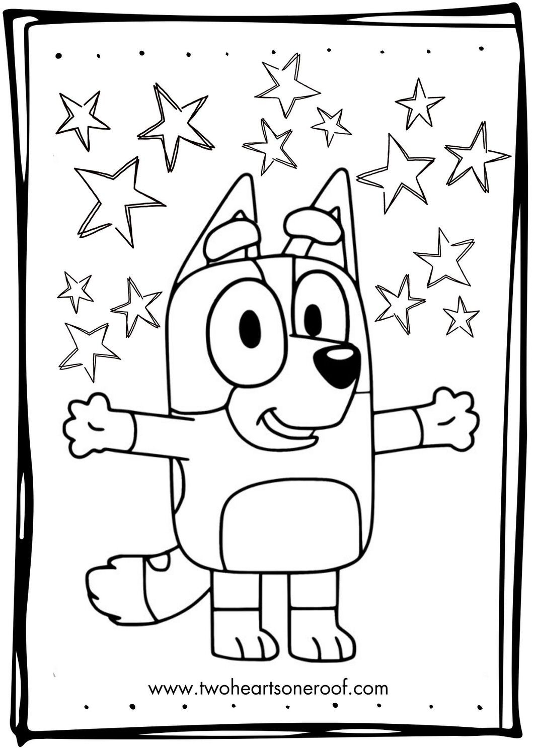 Bluey Printable Activities Printable New Year Banners