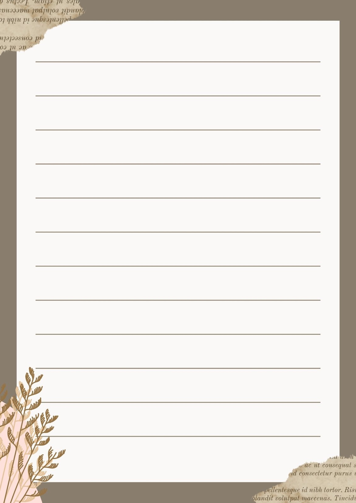 bond paper design printable