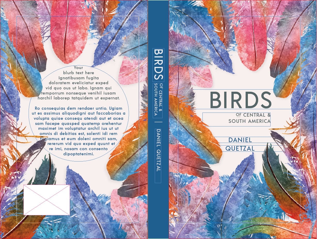 printable book cover design