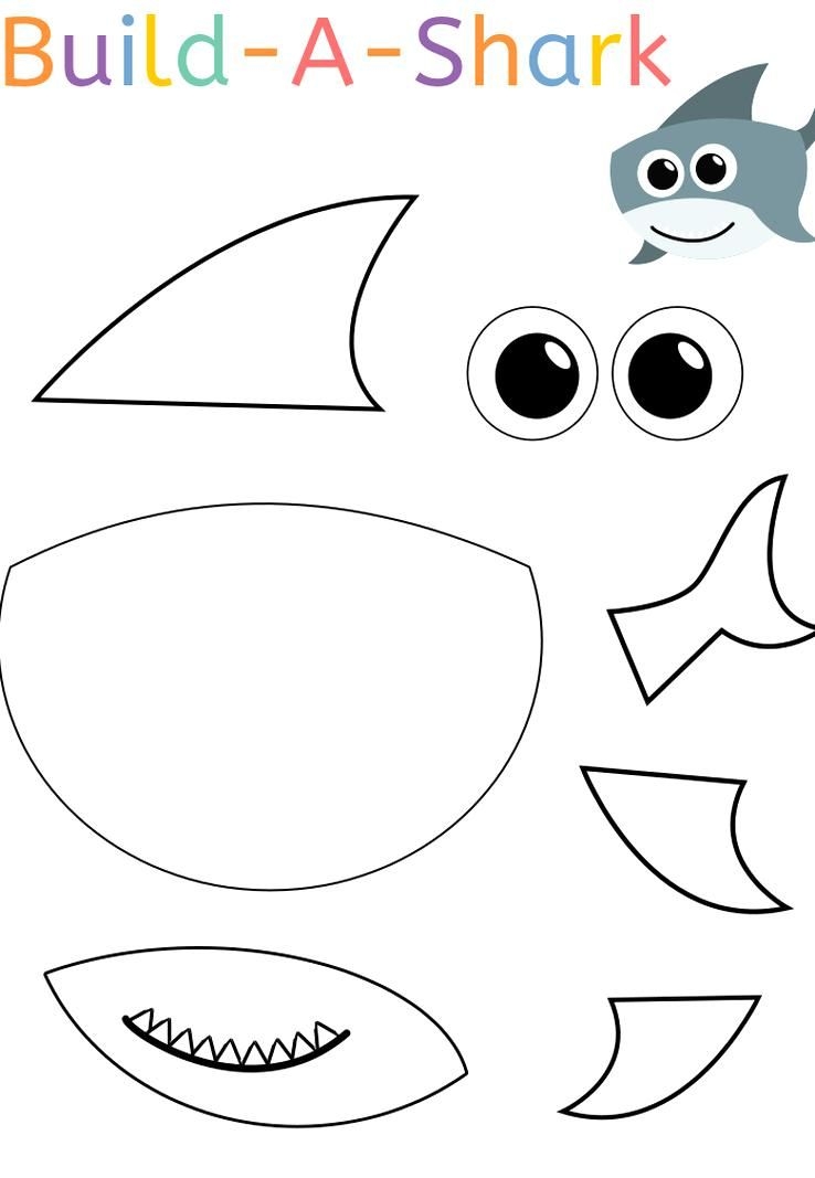 Build A Shark Printable Calendar Printables