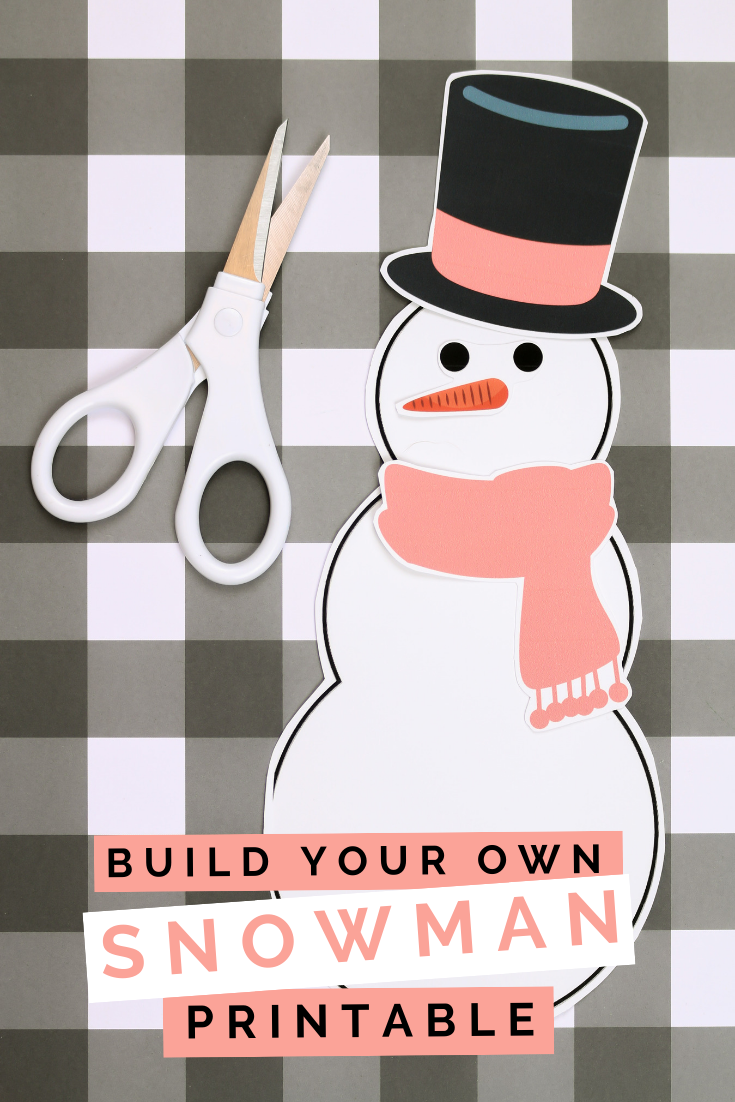 BUILD YOUR OWN SNOWMAN PRINTABLES Crafts Mad In Crafts