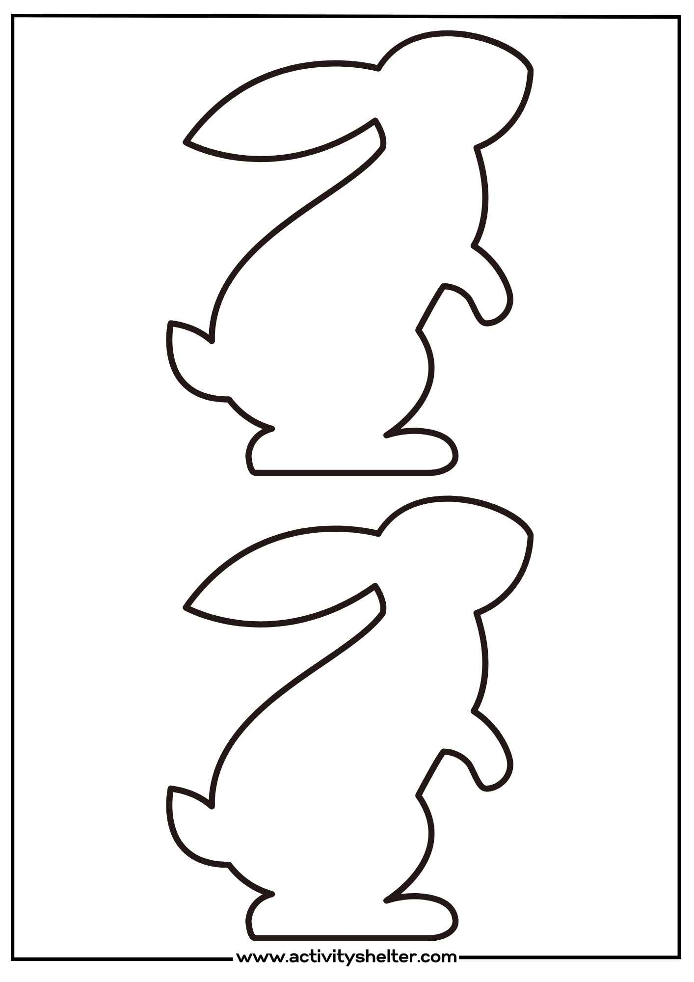 bunny picture printable