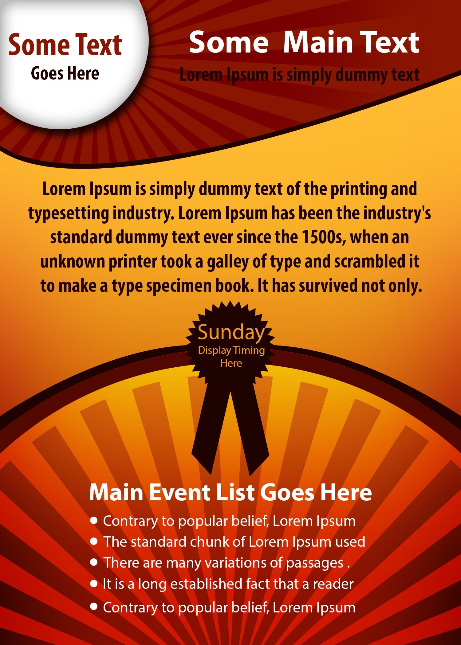 Business Flyer Template Free Printable Printable Templates