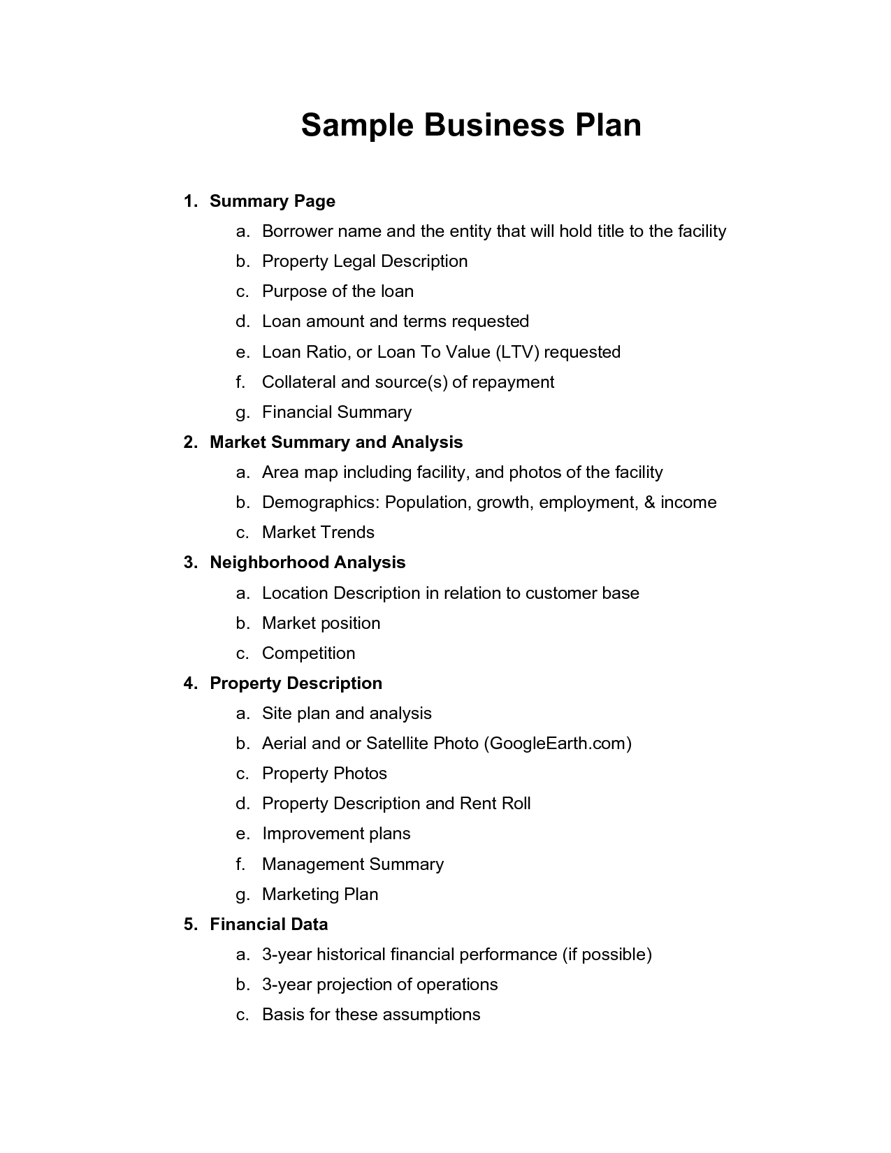 Business Idea Template For Proposal