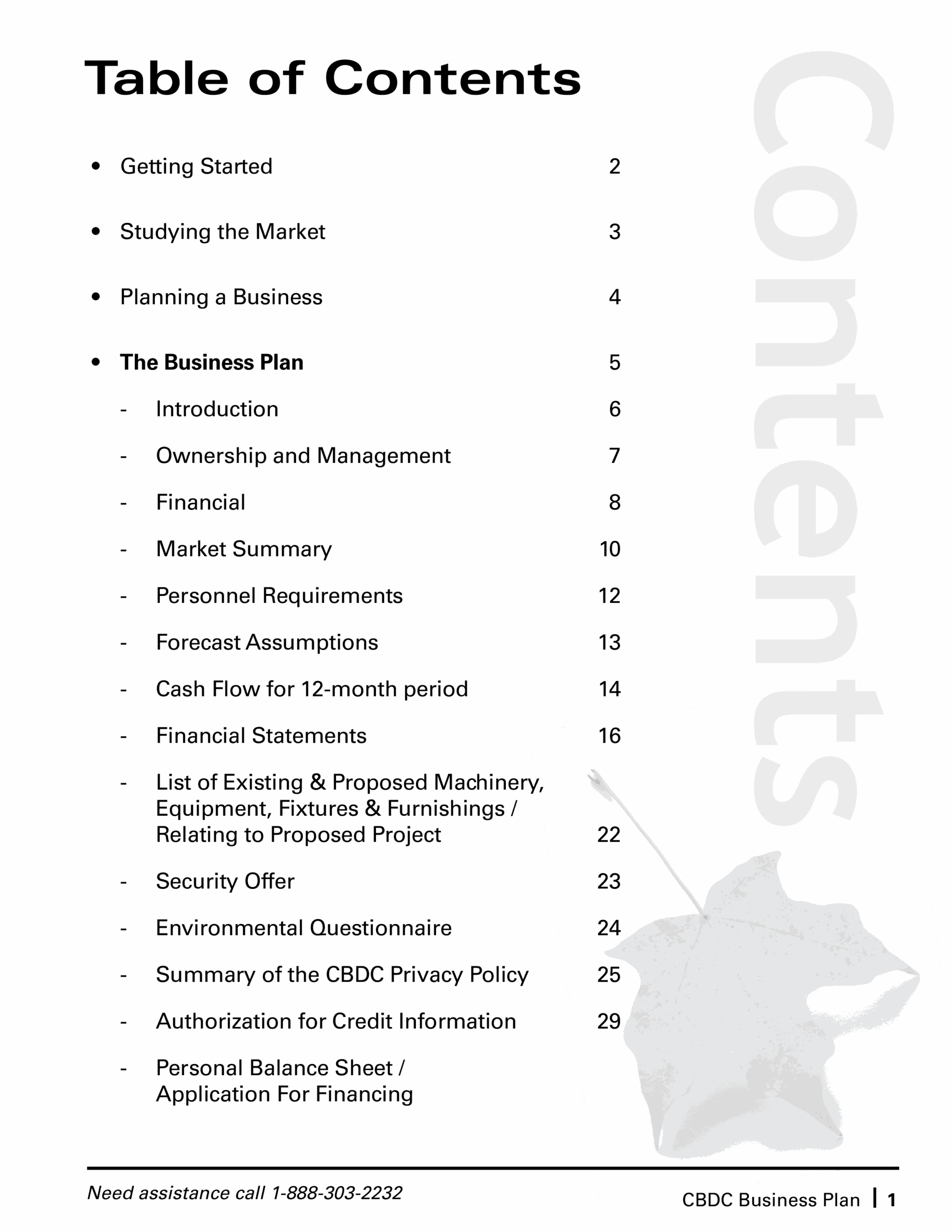 Business Plan Questionnaire Template PARAHYENA