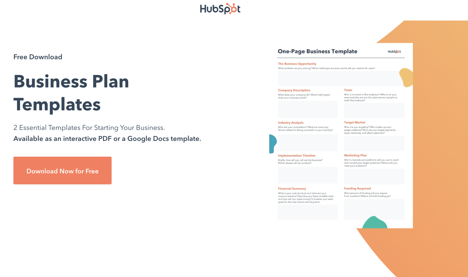Business Plan Template Doc Collection