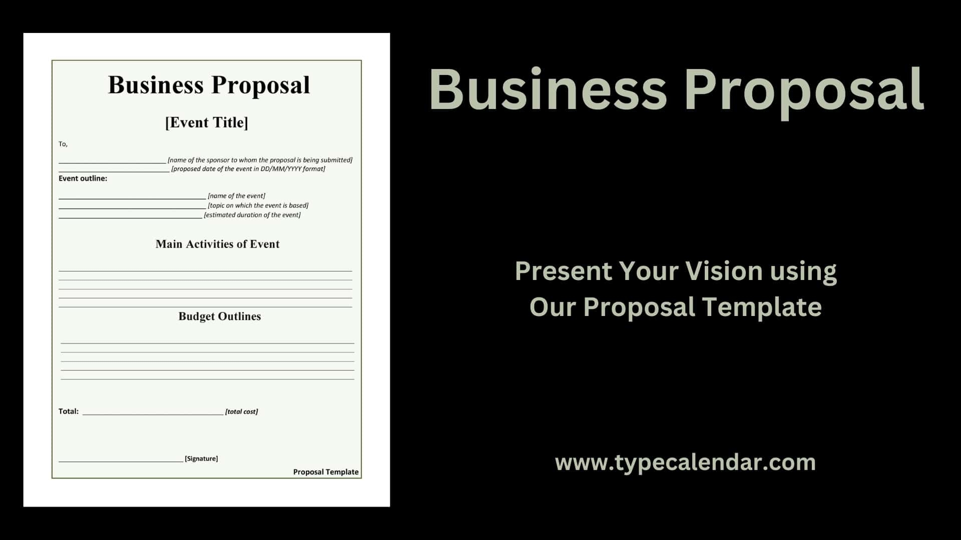 Business Proposal Template Pdf South African Age Infoupdate
