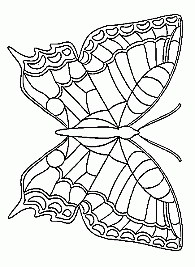 butterfly coloring pictures printable
